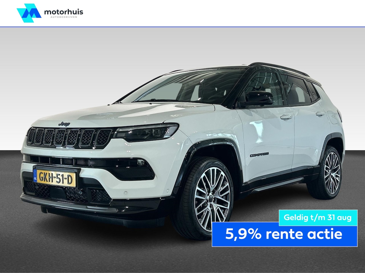 Jeep Compass - 1.3T 4XE 240pk plug in Hybrid Electric Aut S - AutoWereld.nl