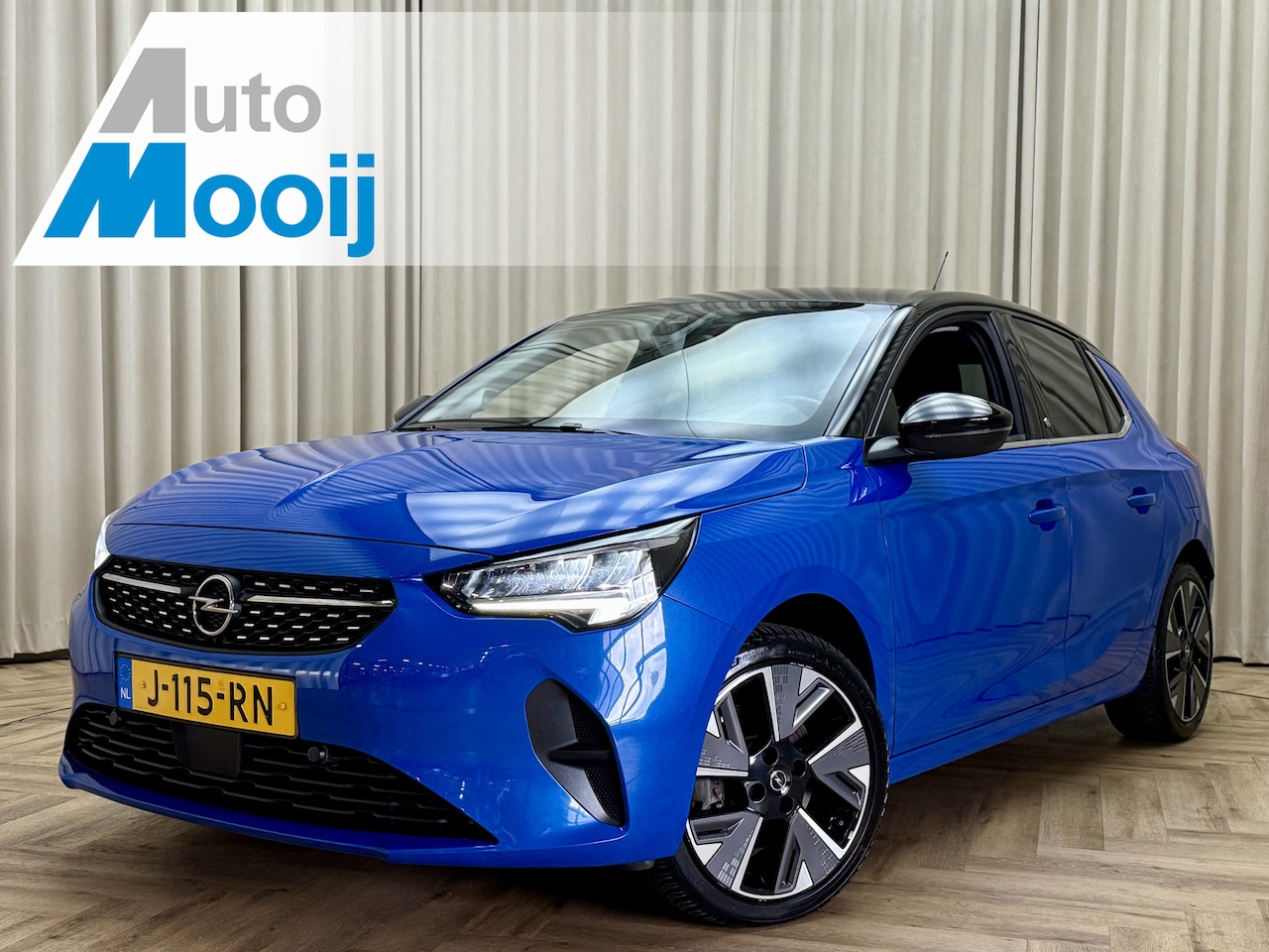 Opel Corsa-e - Elegance 50 kWh *Stuur-/Stoelverwarming* LED / 1/2 Leder / Carplay / Keyless / ECC Clima / - AutoWereld.nl