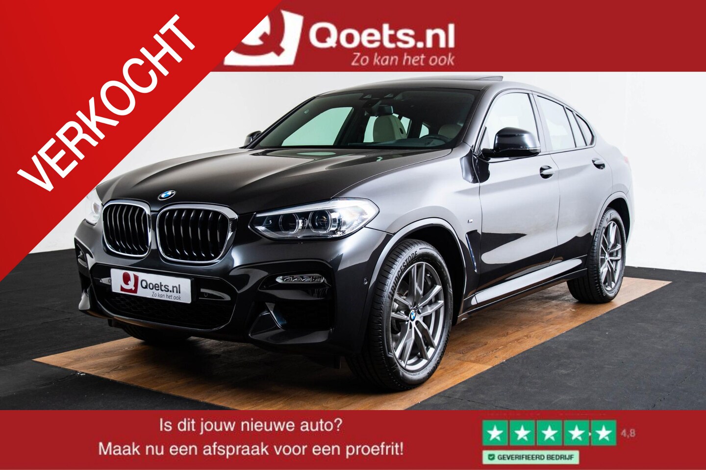 BMW X4 - xDrive20i High Executive M-sport - Panoramadak - Merino leder - Parking Assistant - Elektr - AutoWereld.nl