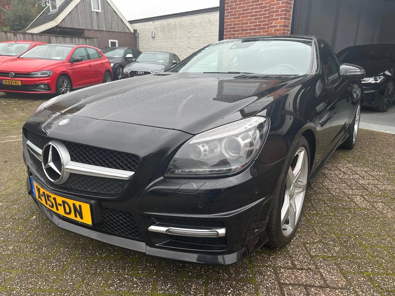 Mercedes-Benz SLK-klasse - 350 AMG AUTOMAAT-NAVI-PDC-AIRCO-LEDER - AutoWereld.nl