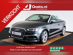 Audi A3 Cabriolet - 1.5 TFSI CoD Sport S Line Edition S line exterieur - Windschot - Verwarmbare voorstoelen