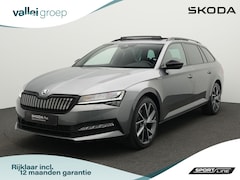 Skoda Superb Combi - 1.4 TSI 218 pk iV Sportline Business | Panoramadak | Trekhaak | Navigatie Columbus | Adapt