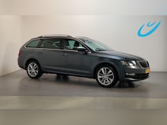 Skoda Octavia Combi - 1.0 TSI 116pk DSG Greentech Clever Edition Leder-Stof Stoelverwarming Navigatie DAB+ Parke