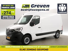 Renault Master - T33 2.3 dCi L2H2 150PK Camera Cruise Carplay LED Airco Navi PDC 3 Persoons Elektrpakket Tr