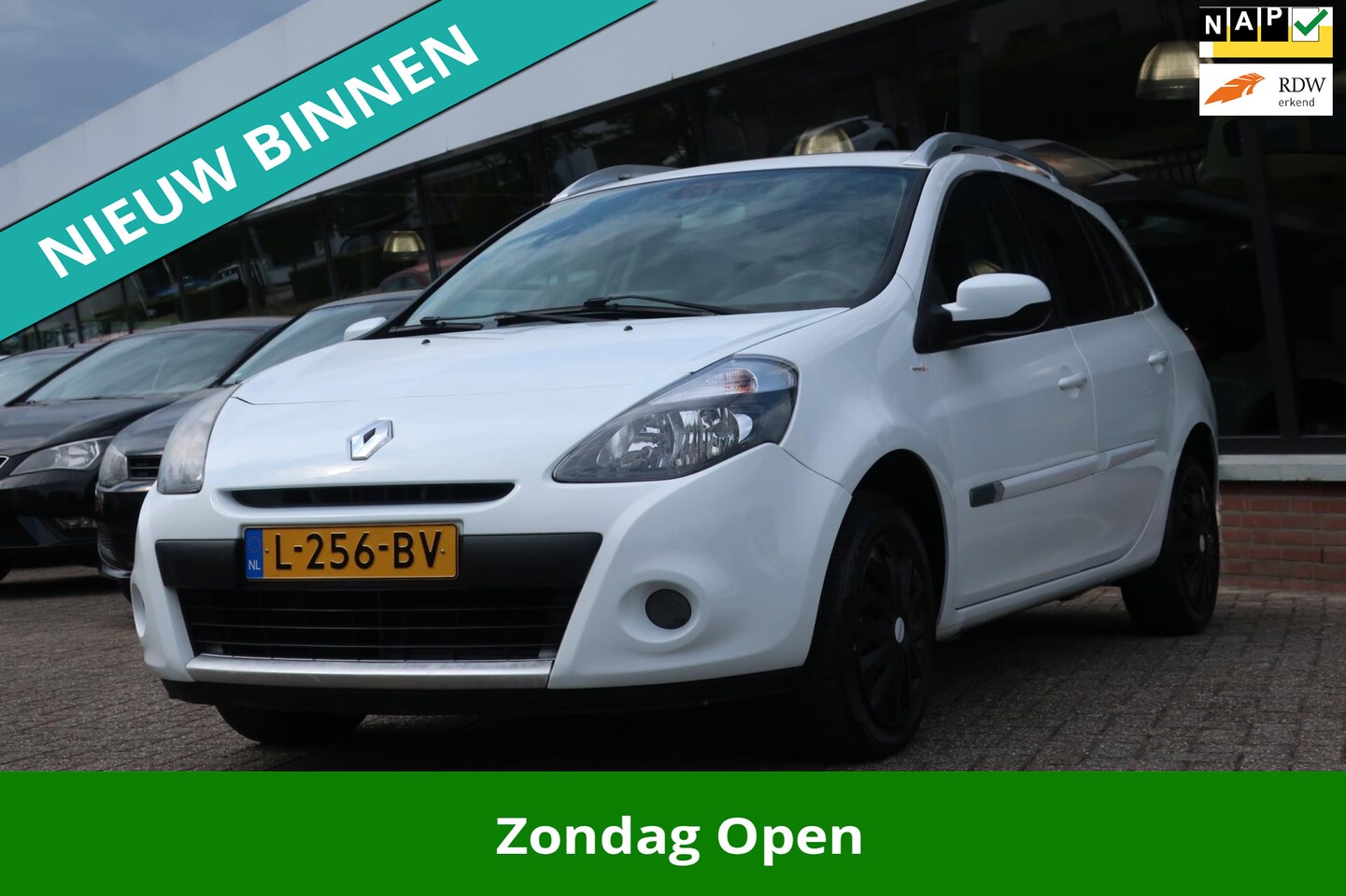Renault Clio Estate - 1.2-16V Authentique CLIMA_NAVI_PDC_DIST-RIEM VV. - AutoWereld.nl