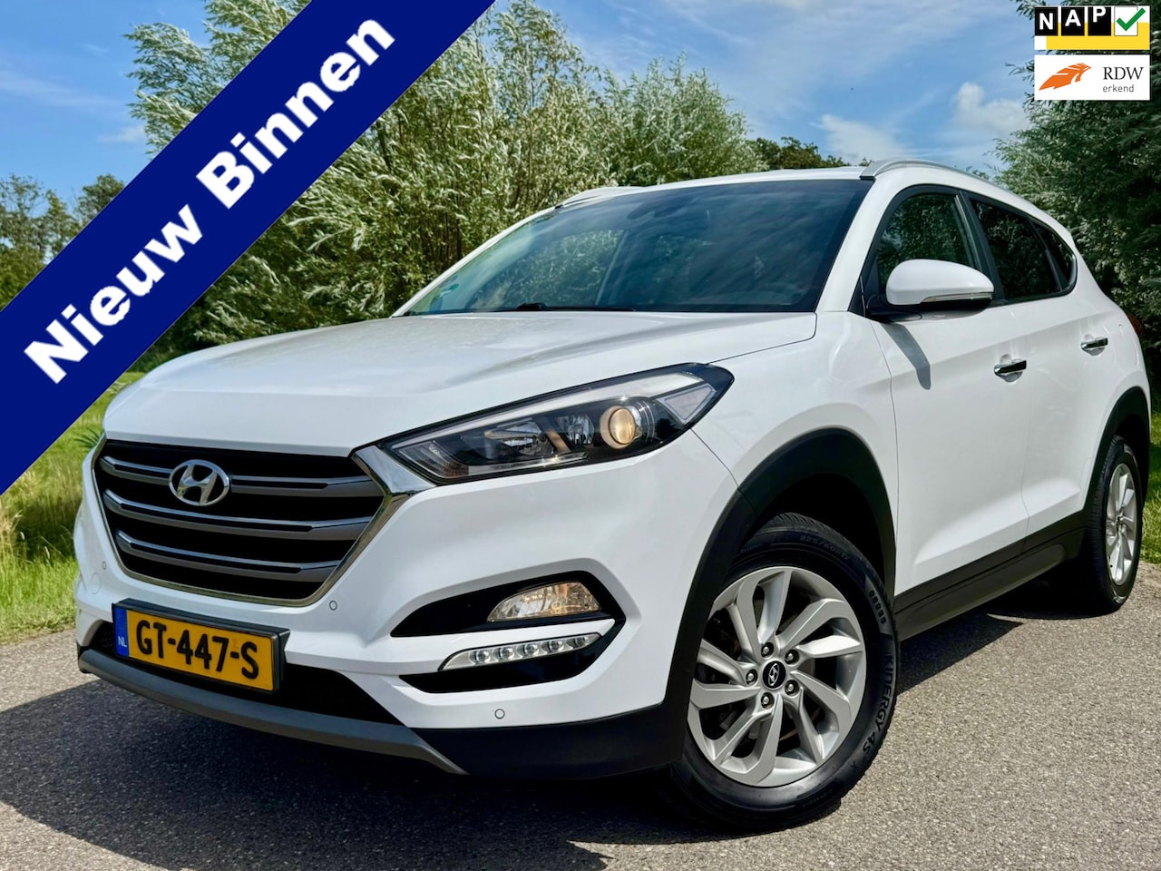 Hyundai Tucson - 1.6 GDi Comfort Clima Navi Camera Stoelverwarming Trekhaak Perfect Onderhouden NAP - AutoWereld.nl