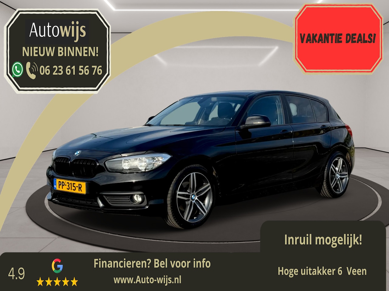 BMW 1-serie - 118i Corporate Lease|AUT|Sportline velgen|Navi|Cruise - AutoWereld.nl