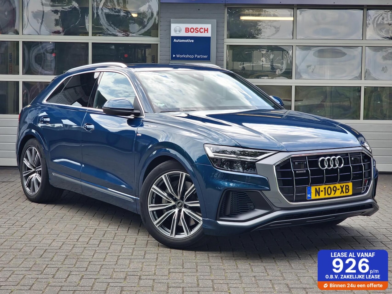 Audi Q8 - 55 TFSI e quattro Pro Line S|Luchtvering|Leer|Trekhaak|67.473KM| - AutoWereld.nl