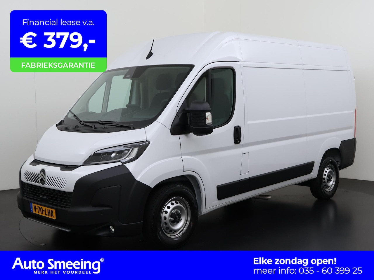 Citroën Jumper - 2.2 BlueHDi 140PK L2H2 3.5t Automaat | Camera | Schuifdeur | Navigatie | 270 gr. deuren | - AutoWereld.nl