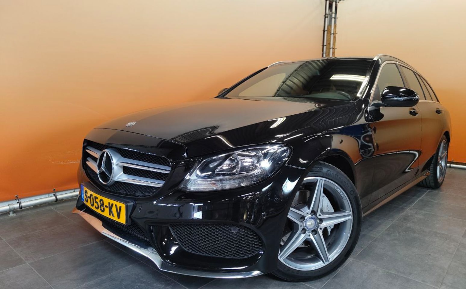 Mercedes-Benz C-klasse Estate - 180 AMG Sport Edition navigatie | leer | 18 inch lmv - AutoWereld.nl