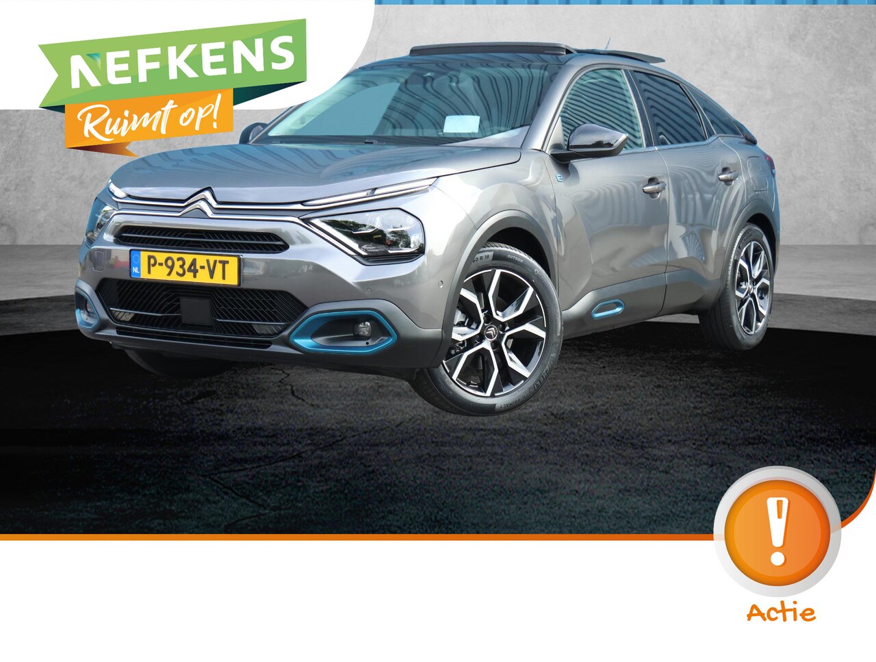 Citroën Ë-C4 - Shine 50 kWh 136PK | Head-Up Display | Cruise Control | Camera | Glazendak | Keyless | App - AutoWereld.nl