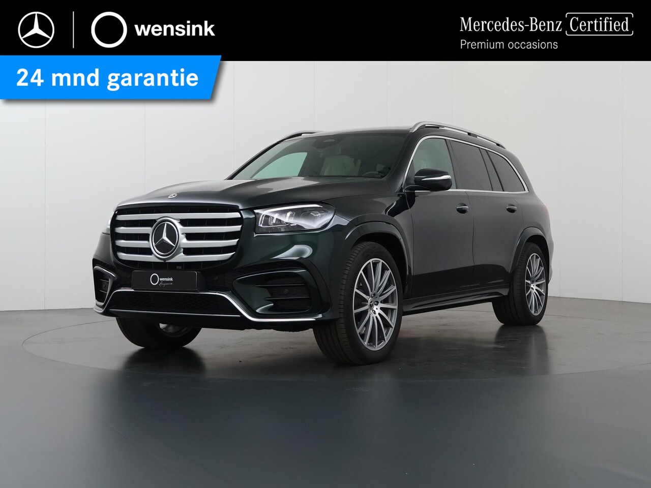 Mercedes-Benz GLS - 450 4MATIC AMG Line | Premium plus | 6 zits | Beige leder | Head up | Trekhaak | - AutoWereld.nl