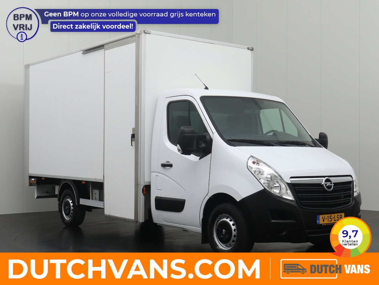 Opel Movano - 2.3CDTI Bakwagen+Laadklep | 1133 Kg Laadvermogen | Navigatie | Airco | Zijdeur - AutoWereld.nl
