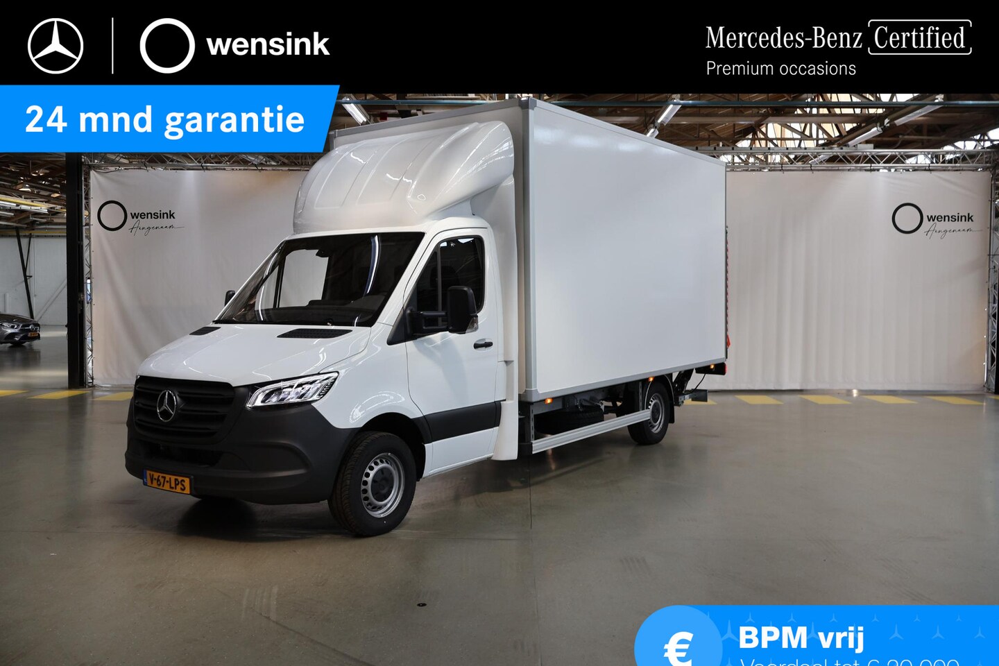 Mercedes-Benz Sprinter - 317 CDI Aut. | Bakwagen met DHollandia Laadklep | Zijdeur | NIEUW! | MBUX 10" | LED | Groo - AutoWereld.nl