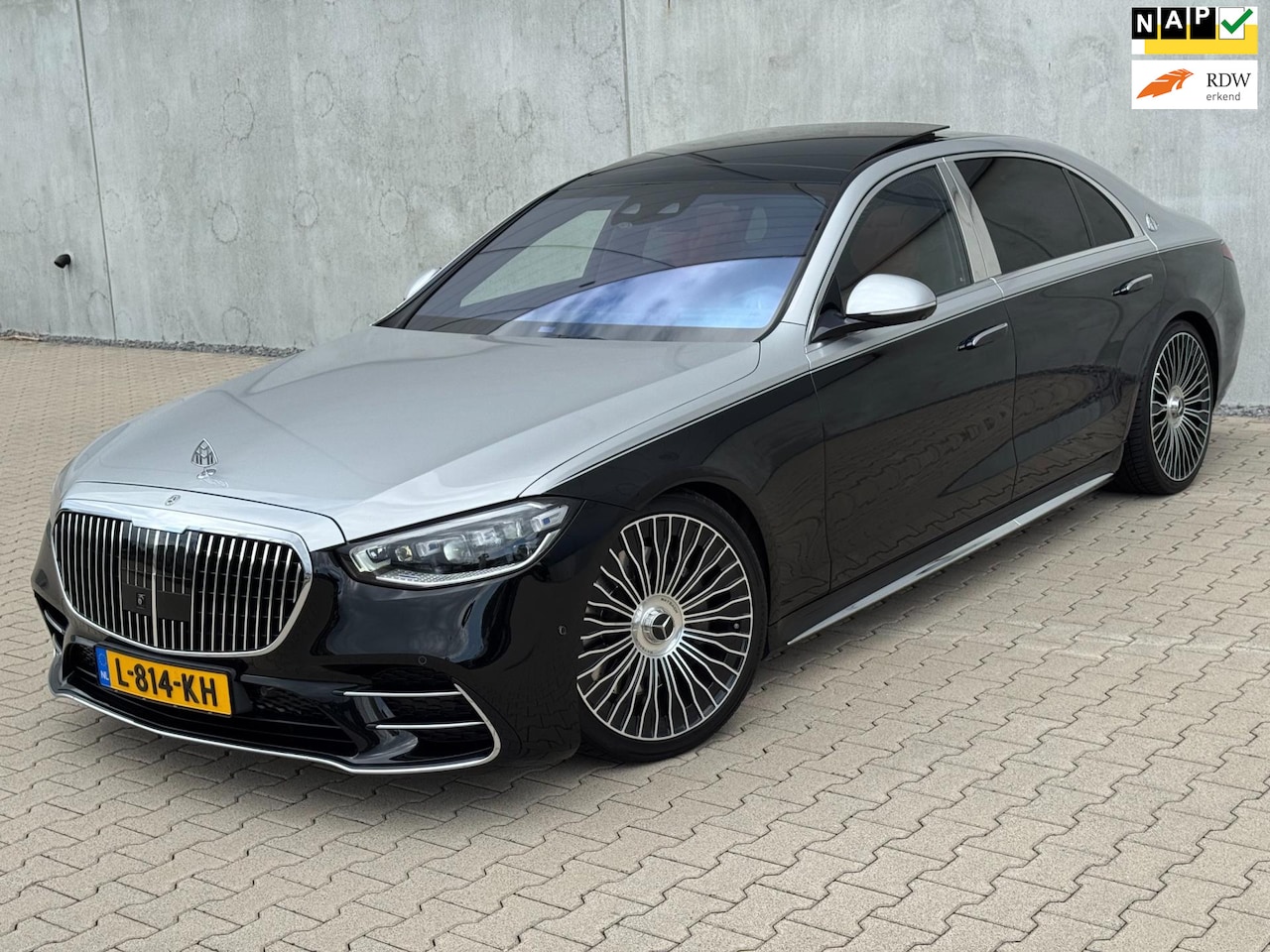 Mercedes-Benz S-klasse - 500L AMG Maybach S580 Chauffeurspak Burmester Pano HUD Excusief - AutoWereld.nl