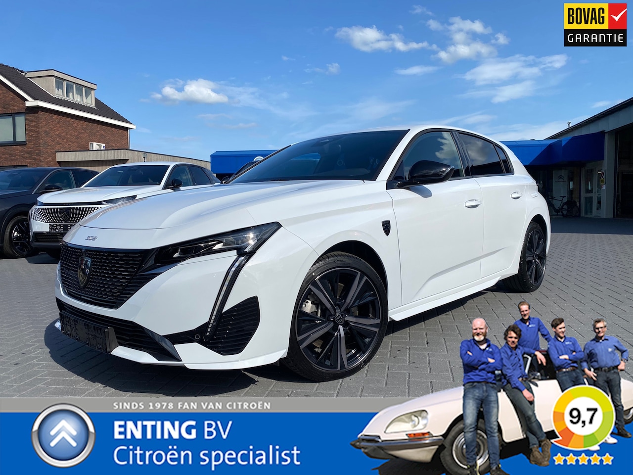 Peugeot 308 - 1.6 Plug-in Hybrid 180GT 18INCH 360 VISION DRIVE ASSIST TREKGEW 1500KG - AutoWereld.nl