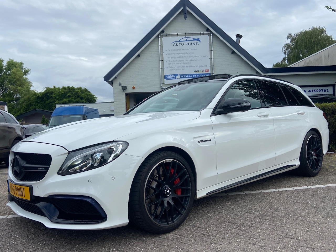Mercedes-Benz C-klasse Estate - AMG 63 S EDITION 1 PANO/DESIGNO/IWC/BURMESTER - AutoWereld.nl