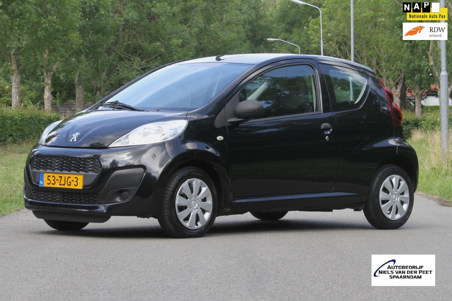 Peugeot 107 - 1.0 12V Access Accent / Slechts 46.194 km. / Airco / Stuurbekrachtiging / Dealer onderhoud - AutoWereld.nl