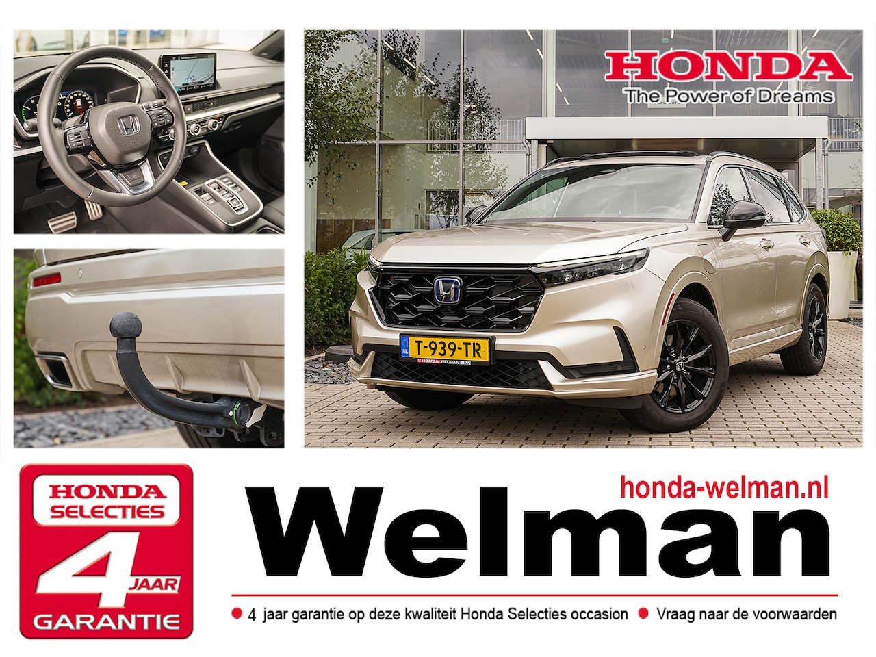 Honda CR-V - 2.0i VTEC e:P-HEV ADVANCE TECH - PLUG-IN HYBRID - TREKHAAK - AutoWereld.nl