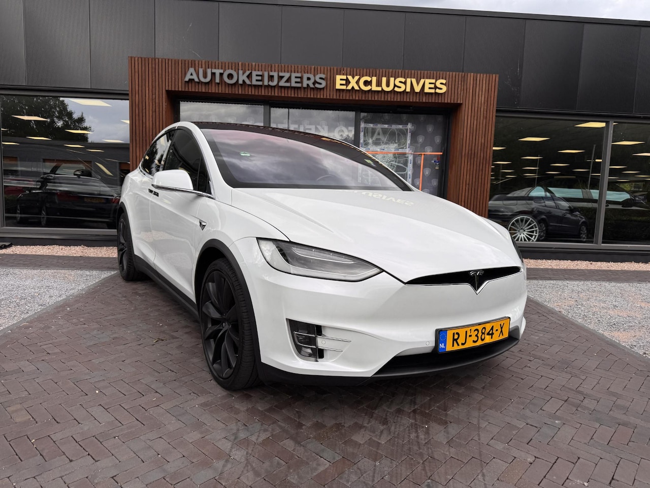 Tesla Model X - 100D 6p. Autopilot Carbon Leer 6x Stoelverw. Trekhaak 22''LM - AutoWereld.nl