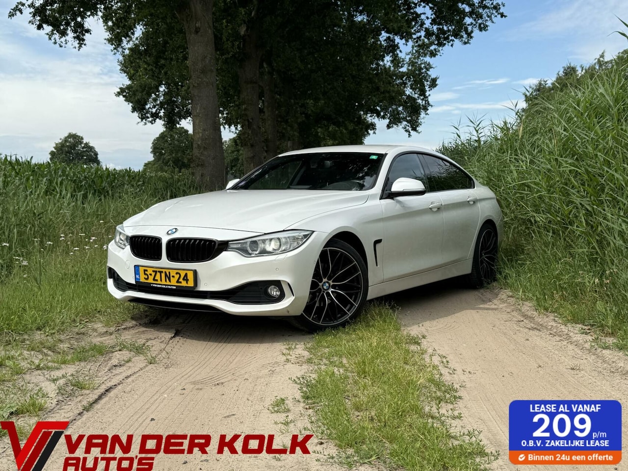BMW 4-serie Gran Coupé - 420i High Executive Automaat Xenon Leder Navi Cruise Climate - AutoWereld.nl