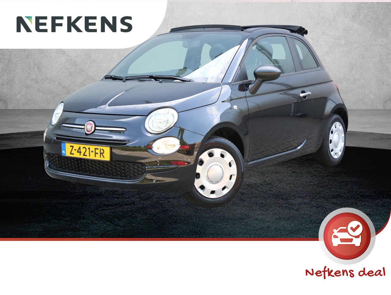 Fiat 500 C - 69pk Hybrid Urban | Airco | Bluetooth | 1e Eigenaar | CABRIO - AutoWereld.nl