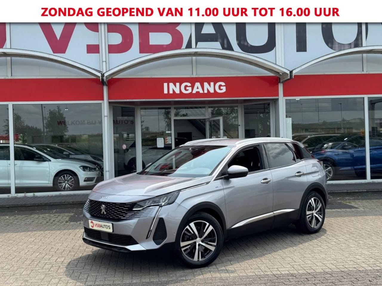 Peugeot 3008 - 1.6 HYBRID AUT. PHEV 224PK ALLURE LED HALF-LEER NAVI CAMERA CARPLAY AIRCO - AutoWereld.nl