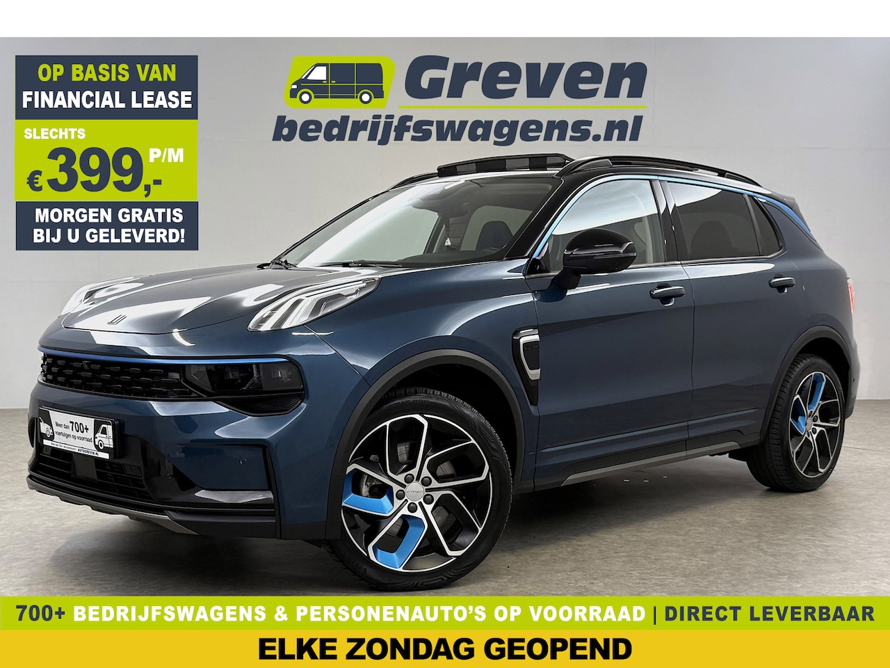 Lynk & Co 01 - 1.5 262PK Pano LED Sfeer 360Camera Memory ACC Virtual Carplay Clima Navi PDC 20"LMV - AutoWereld.nl