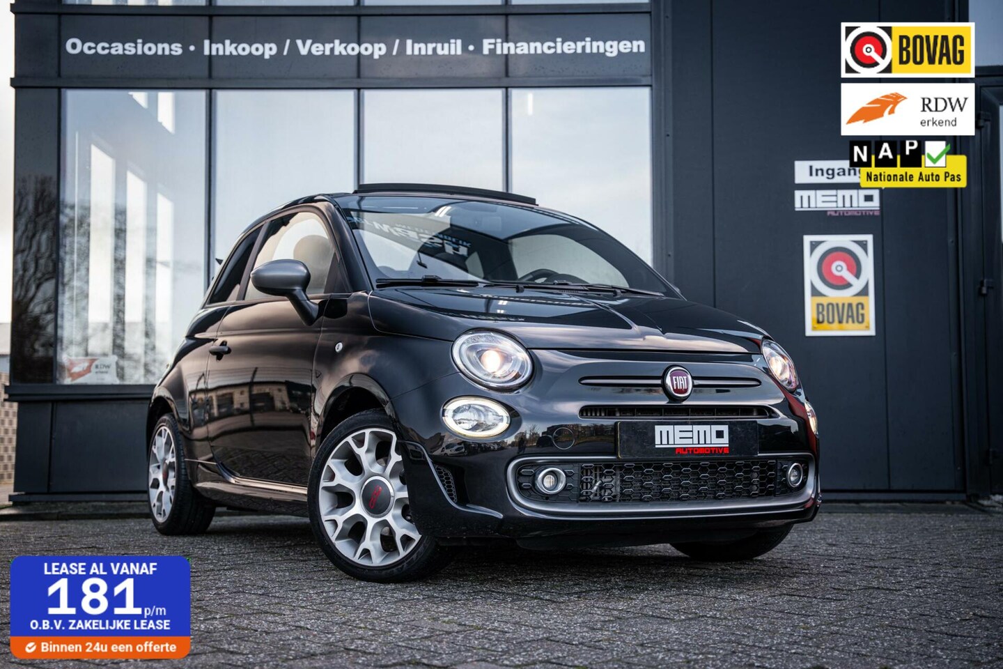 Fiat 500 C - 0.9 TwinAir Turbo Sport 0.9 TwinAir Turbo Sport - AutoWereld.nl