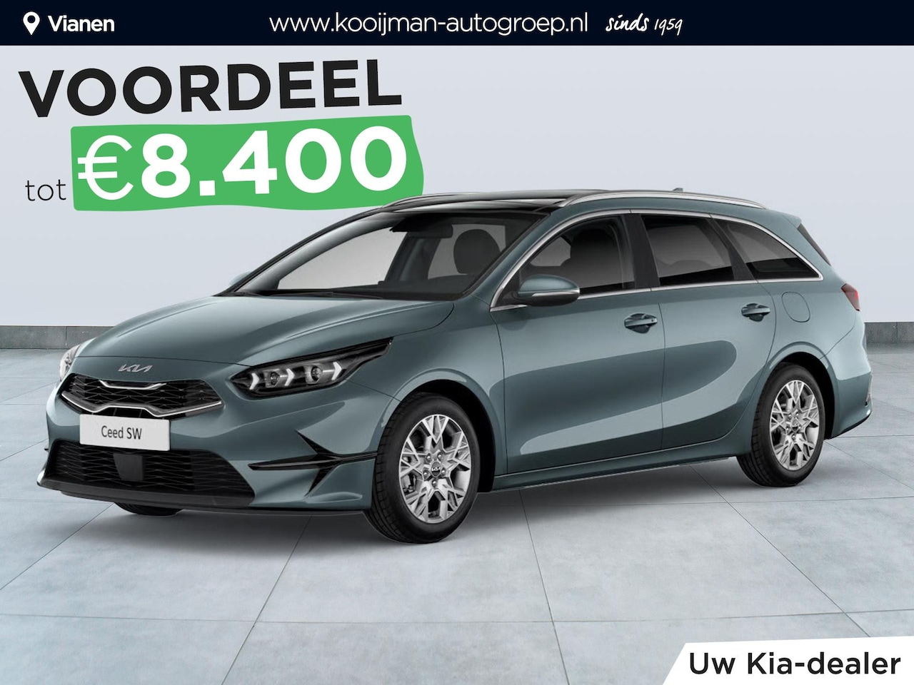 Kia Cee'd Sportswagon - Ceed 1.0 T-GDi MHEV Design Edition Rijklaar vanaf €31.495,- Nu tijdelijke voordeel van €8. - AutoWereld.nl