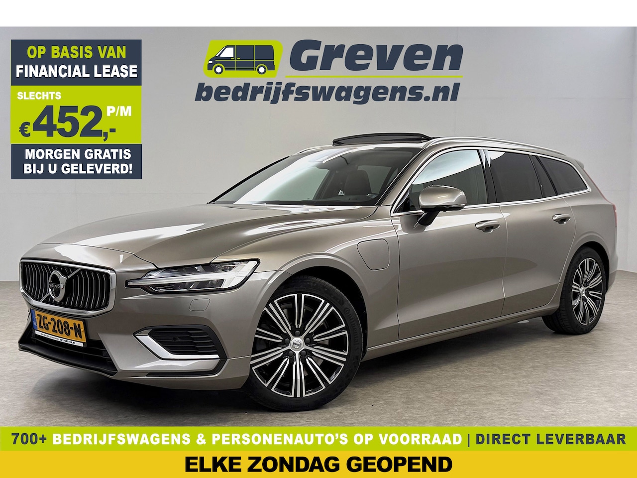 Volvo V60 - 2.0 T8 Twin Engine AWD Inscription 304PK Pano Harman/Kardon Trekhaak Memory Head-up LED Vi - AutoWereld.nl