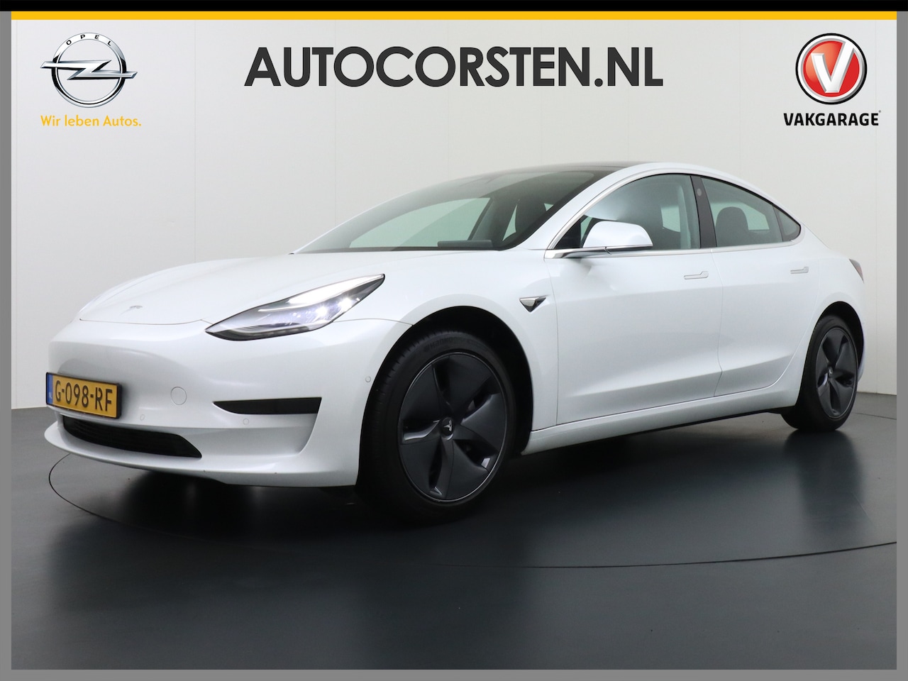 Tesla Model 3 - RWD SR+ 60kWh 325PK Lmv 19" AutoPilot Leder PanoDak Adaptive-Cruise Lmv Camera's Elektr.-S - AutoWereld.nl