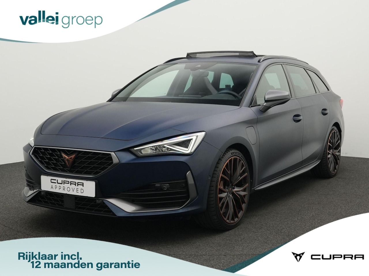 CUPRA Leon Sportstourer - 1.4 245 pk DSG e-Hybrid VZ Performance | Panoramadak | Supersport stuur | Adaptief sporton - AutoWereld.nl