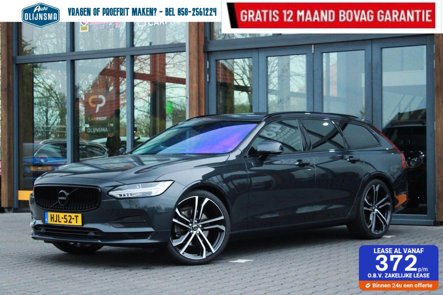 Volvo V90 - 2.0 T5 Momentum|ACC|Pano|Leer|Navi|PDC - AutoWereld.nl