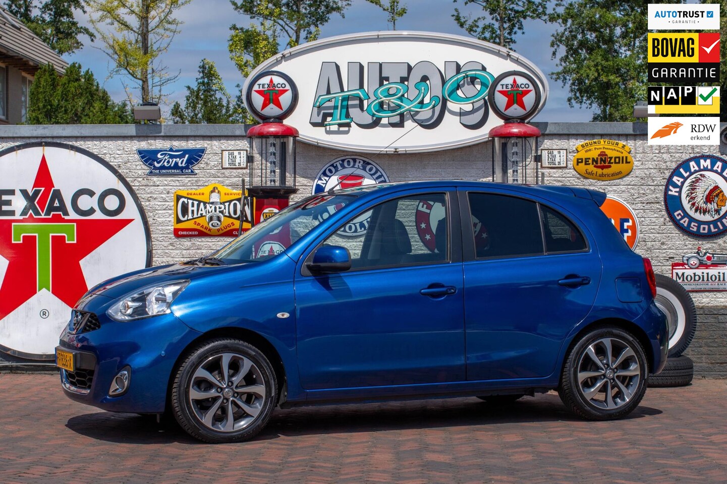 Nissan Micra - 1.2 DIG-S Tekna Clima Pano 74.600 km +NAP - AutoWereld.nl