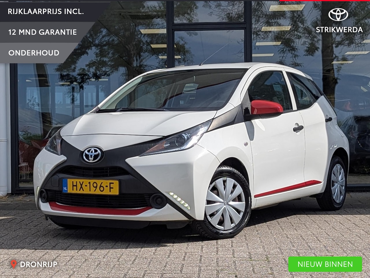 Toyota Aygo - 1.0 VVT-i x-now | Airco | Led DRL | Lage km-stand - AutoWereld.nl