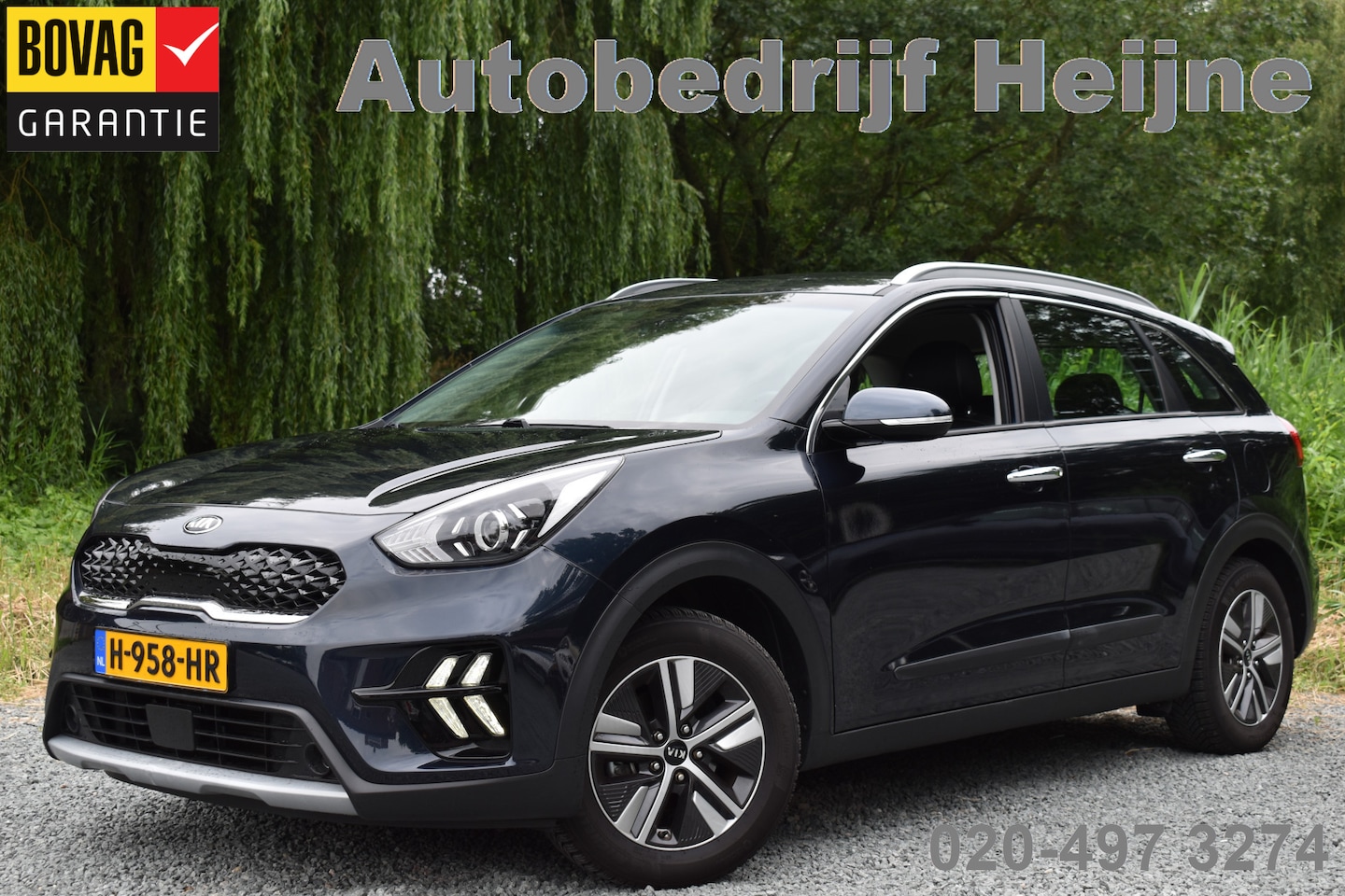 Kia Niro - 1.6 GDi Hybrid DynamicLine LEDER/NAVI/CAMERA/TREKHAAK - AutoWereld.nl