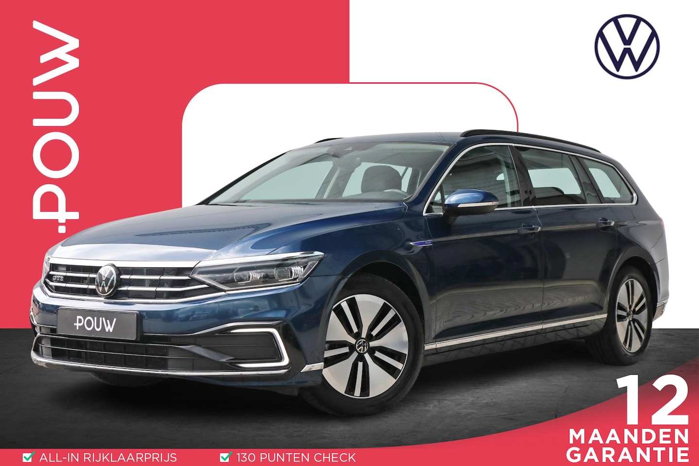 Volkswagen Passat Variant - GTE 1.4 TSI 218pk DSG PHEV | SoH 92% | Trekhaak | Navigatie | Achteruitrijcamera | Stoelve - AutoWereld.nl