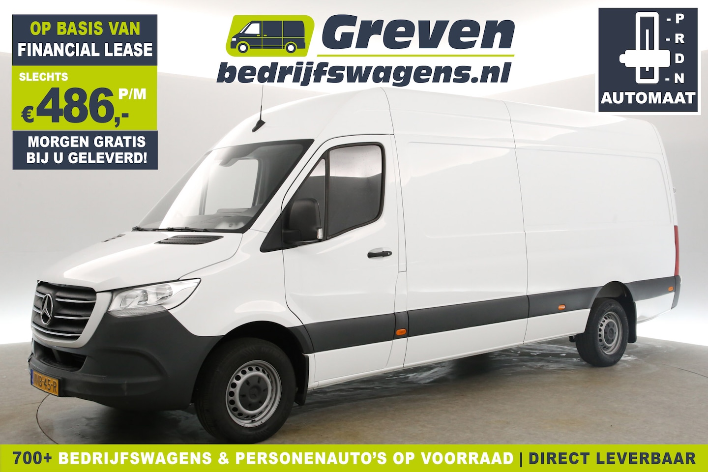 Mercedes-Benz Sprinter - 319 3.0 CDI L3H2 V6 191PK Automaat Airco Cruise Carplay Camera 3 Persoons Elektrpakket - AutoWereld.nl
