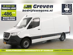 Mercedes-Benz Sprinter - 319 3.0 CDI L3H2 V6 191PK Automaat Airco Cruise Carplay Camera 3 Persoons Elektrpakket