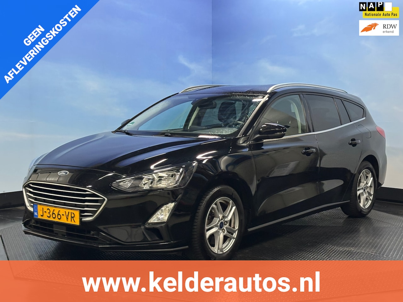 Ford Focus Wagon - 1.0 EcoBoost Hybrid Trend Edition Business Airco | Cruise | Navi | Camera | Trekhaak - AutoWereld.nl