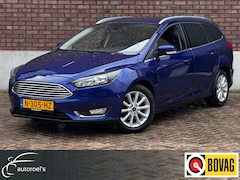 Ford Focus Wagon - 1.0 Titanium / 125 PK / Trekhaak / Navigatie / Climate Control / Stoel + Stuurverwarming /