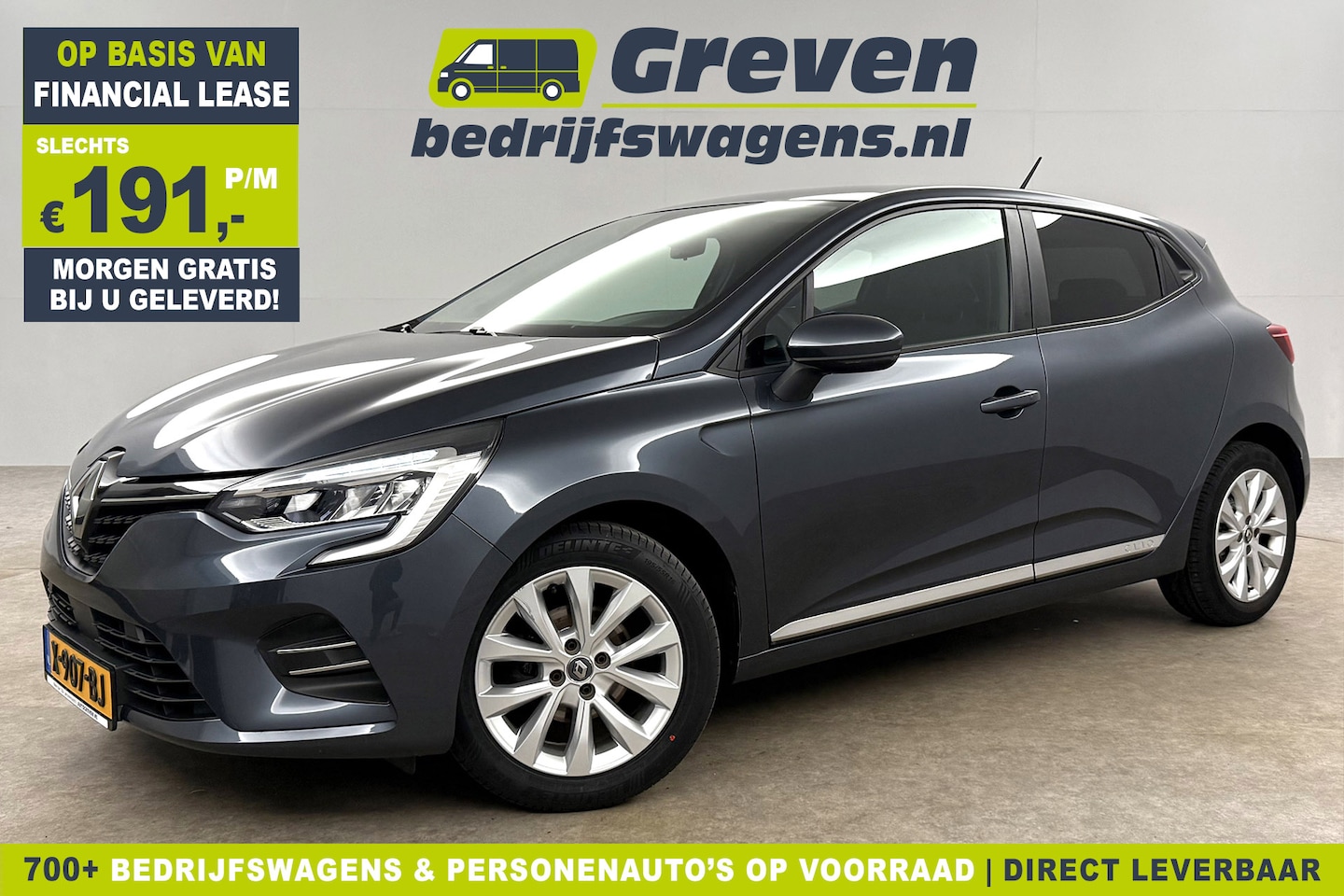 Renault Clio - 1.0 TCE Intens Clima Carplay LED Cruise Navi PDC 16''LMV - AutoWereld.nl