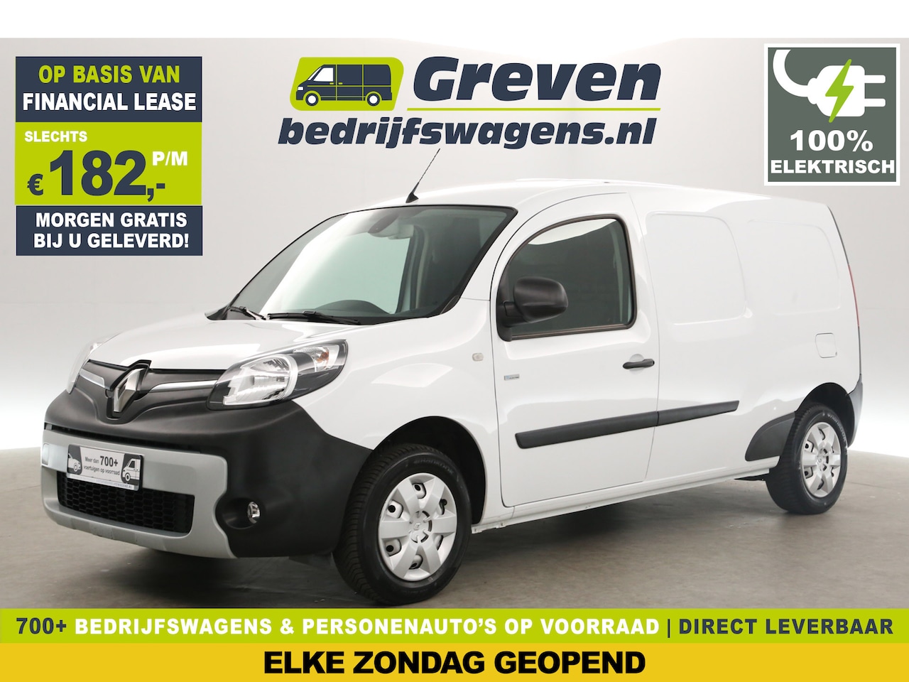Renault Kangoo - Z.E. Maxi Incl. Koop-accu L2H1 | Elektrisch | EMISSIEVRIJE ZONE | Automaat Airco Camera Na - AutoWereld.nl