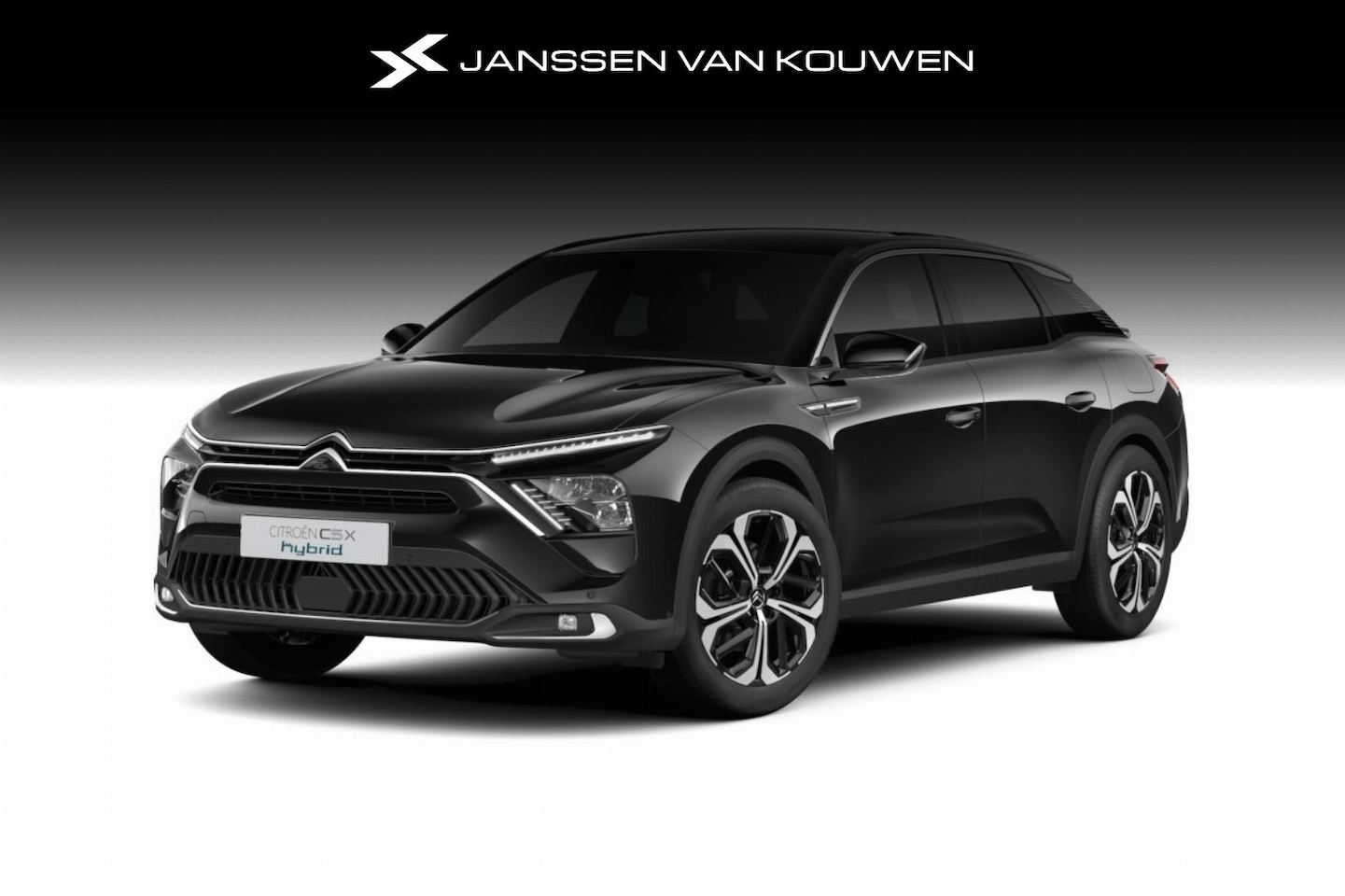 Citroën C5 X - Shine | 19" lichtmetalen velgen 'Onyx black' met Onyx black aero inserts | Ambiance Hype B - AutoWereld.nl