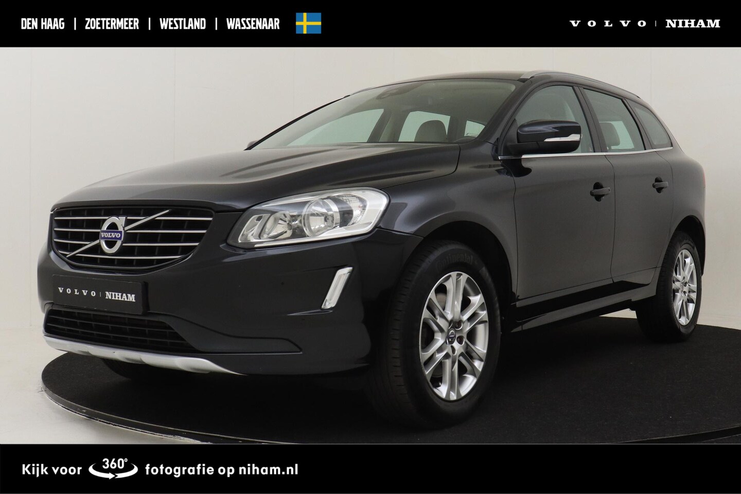 Volvo XC60 - D5 AWD AUT. KINETIC -POWER-SEATS|TREKHAAK|18"|VOLVO.GUARD|LEDER - AutoWereld.nl