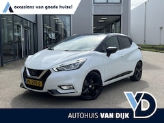 Nissan Micra - 0.9 IG-T Tekna | NL Auto/2e Eig. Voll.Historie/Navi/Clima/Cruise/17"/360° camera