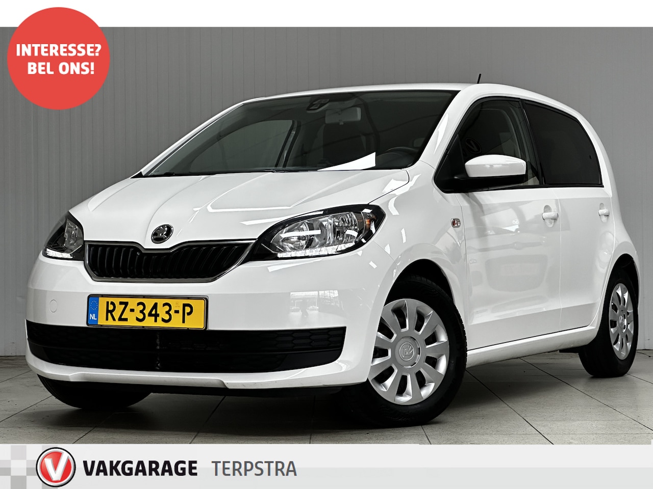 Skoda Citigo - 1.0 Greentech Ambition/ 5-DRS/ Maps+More/ Cruise!/ Airco/ LED Dagrijverl./ Radio+AUX&USB/ - AutoWereld.nl