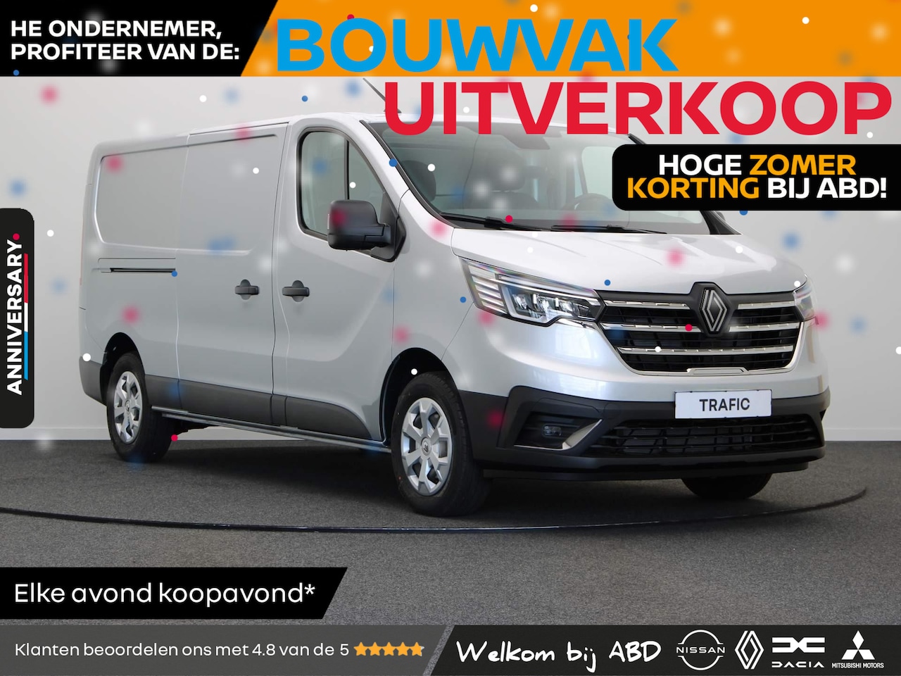 Renault Trafic - 2.0 dCi 130 T30 L2H1 Advance | Trekhaak | Laadruimtepakket | Achteruitrijcamera | Vierseiz - AutoWereld.nl