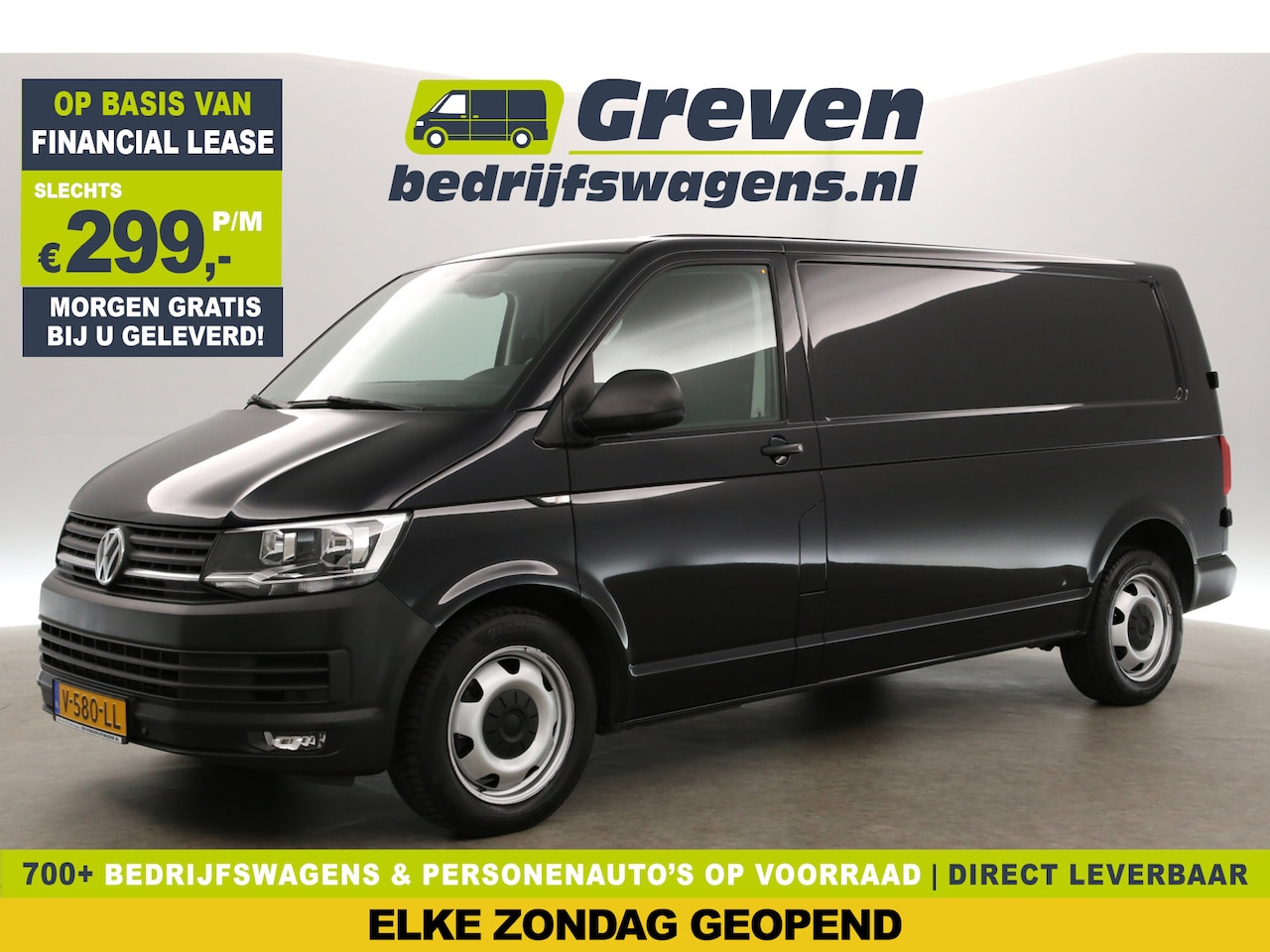 Volkswagen Transporter - 2.0 TDI L2H1 204PK Airco Carplay Cruise Navigatie PDC Elektrpakket Trekhaak - AutoWereld.nl